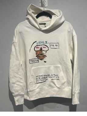 Rome Pays Off  Jean Michel Basquiat Graphic Men's Hoodie S